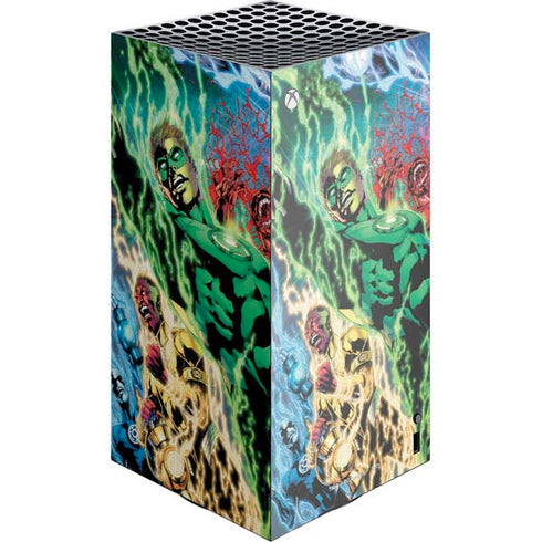 DC Comics Green Lantern Blackest Night Art work by Ivan Reis XBox Series X Digital Edition Console Skin